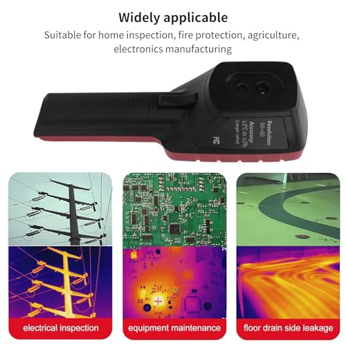 Thermal Camera Imaging Tool, 60X60 Pixels Resolution Handheld Thermal Imaging Camera with 9Hz Refresh Rate, -4°F~1022°F Temperature Range, for Electrical Plumbing Leak Detection miniatura 4