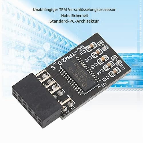 Moduł Bezpieczeństwa Szyfrowania TPM 2.0 Kompatybilny z Kartą Zdalną 11 Upgrade LPC Moduł TPM2.0 12 Pin dla Płyt Głównych do