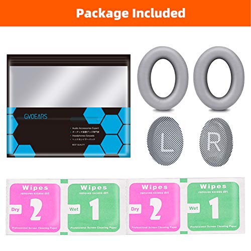 Premium Replacement Ear Pads For Bose Qc35 & Qc35Ii Headphones Made By Gevo- Comfortable Adaptive Memory Foam And Extra Durable - Fits Quietcomfort 35 & 35Ii / Soundlink 1&2 Ae（Over-Ear） (Silver) #TOP5