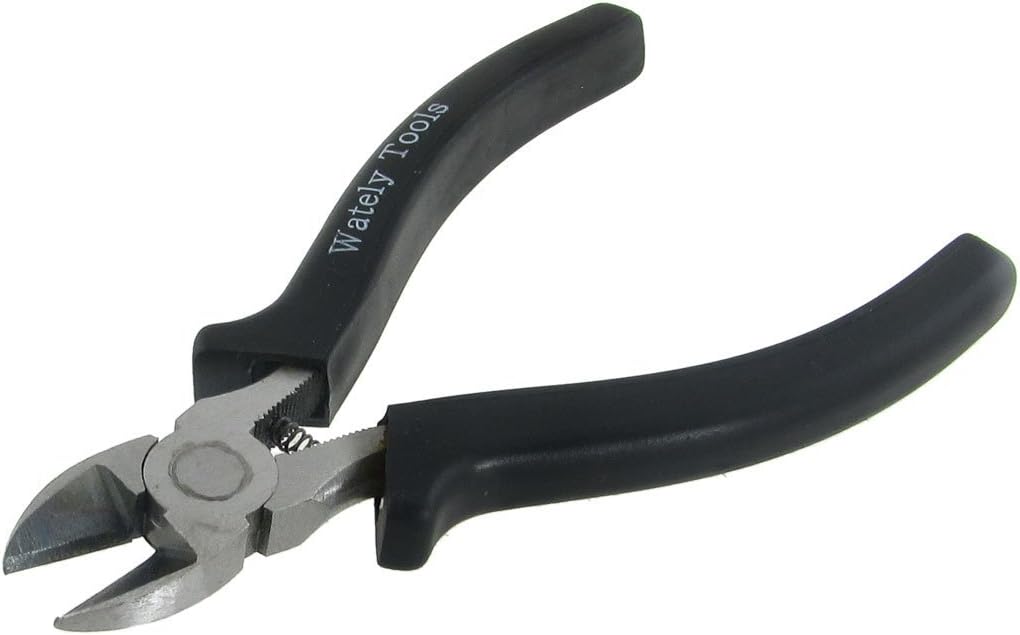 uxcell 6" Black Plastic Coated Metal Wire Diagonal Cutting Plier Side Cutting Pliers