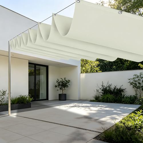 Filet bâche ombrage 3x3m idéal pour repas sur terrasse - 2