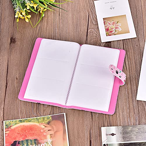 Mini Photo Album, Small Photo Album, 3In PU Cover Photo Album with 96 Sheets Capacity for INSTAX Mini Series 3 in films - Image 4