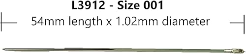 Stitchtight - John James Saddlers Arnés Agujas Estilo L3912 Utilizado para Trabajos de Cuero Cosido a Mano (L3912 Tamaño16 (30))