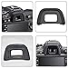 D7000 Viewfinder Eyepiece Eyecup Eye Cup for Nikon D7100 D7200 D7000 D750 D610 D600 D300 D300S Digital Camera [2Packs], Replace eyepiece DK-23, Fire Rock Camera Eyecup Accessories DK23