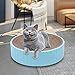 Cats Scratcher Bowl Convenient Non Slip Cardboard Claw Scratching Board for Kitty, Blue