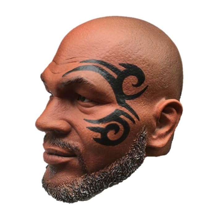 Amazon.co.jp: マイク・タイソン リアル 顔面 フィギュア 1/6 スケール