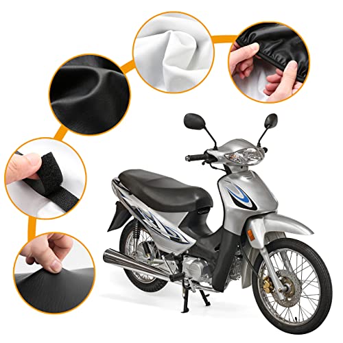 Berdso Housse de Selle Imperméable pour Moto Scooter, Couvre Selle Siège en Cuir - XL - Image 3