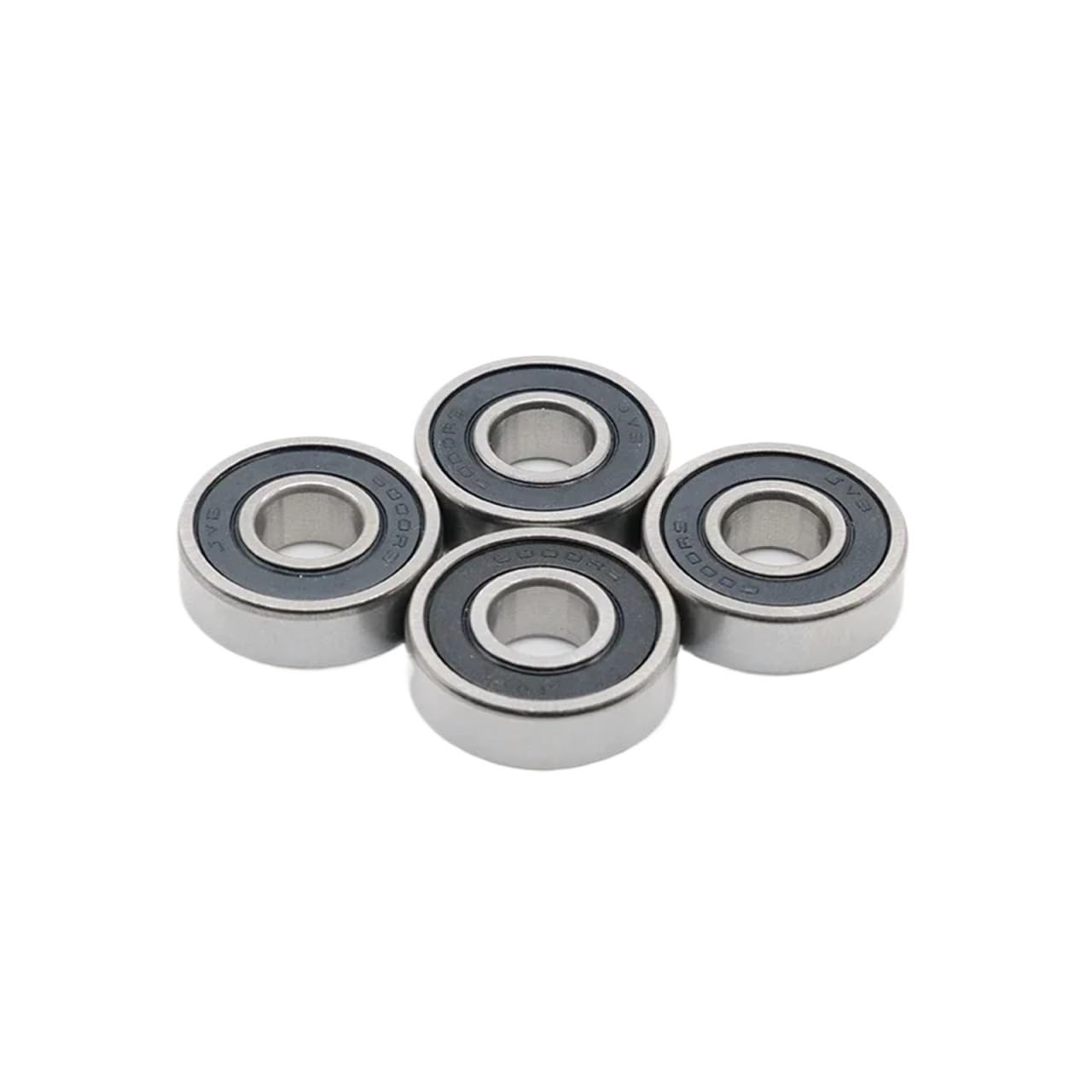 Lot de 4 roulements à billes 6000-2RS 10 x 26 x 8 mm for pivot de cadre de vélo(4P609RS)