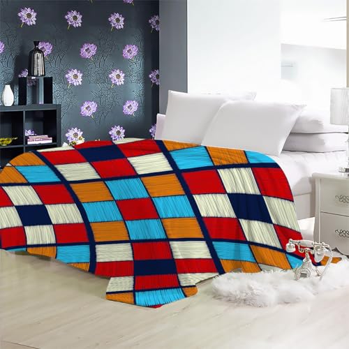 Couverture moelleuse 150x200cm effet 3D pour une chambre cocooning