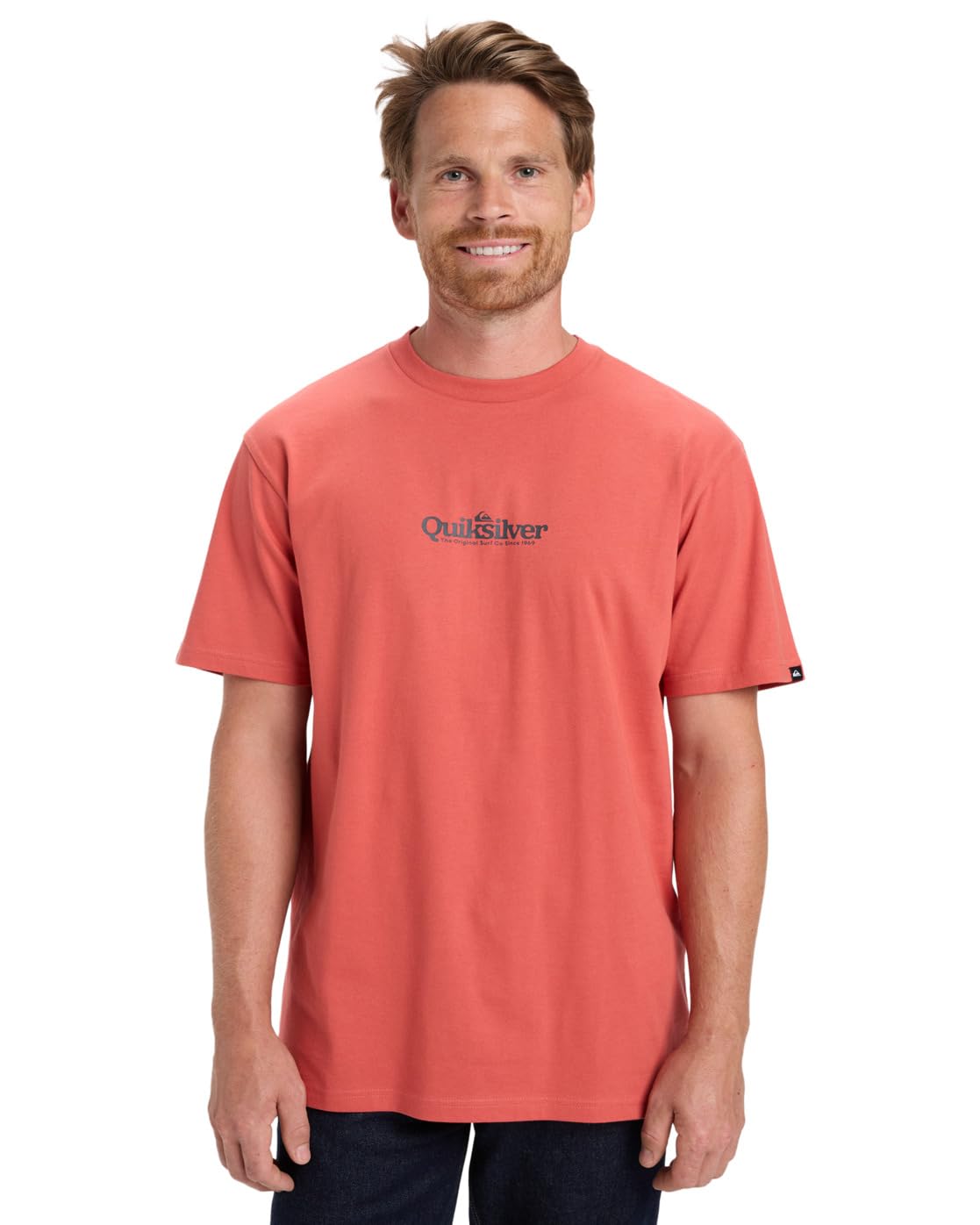 Quiksilver Maglietta a Manica Corta Fineline SS Rosa S