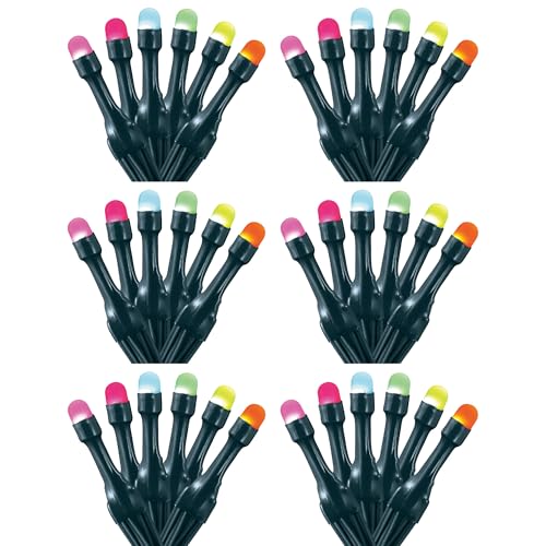 Image of Home Heritage 6-Pack Lumations 33ft Christmas Holiday Party Lights - 100 RGB LED Wrapped Dome Lights - Twinkly Smart App Control