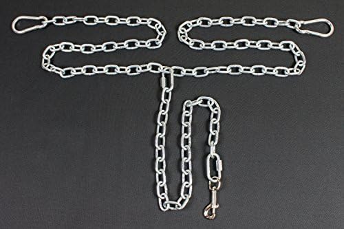 Bushwhacker - Chew Proof Truck Bed Dog Tether Chain SUV Pet Leash Harness Vehicle Restraint Barrier Cable Tie Down Out