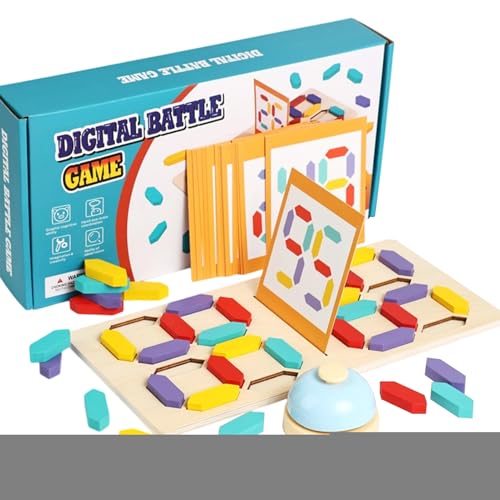 Juego de asociación de formas con desafío de números para potenciar la mente