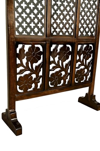 Image of Wooden Partition for Living Rooms Wall Dividers,Screen Separator Wall Divider for Hall Wall Panels for Living Room /Kitchen /Bedroom /Office /Restaurant (30 Inches Width Single Panel)