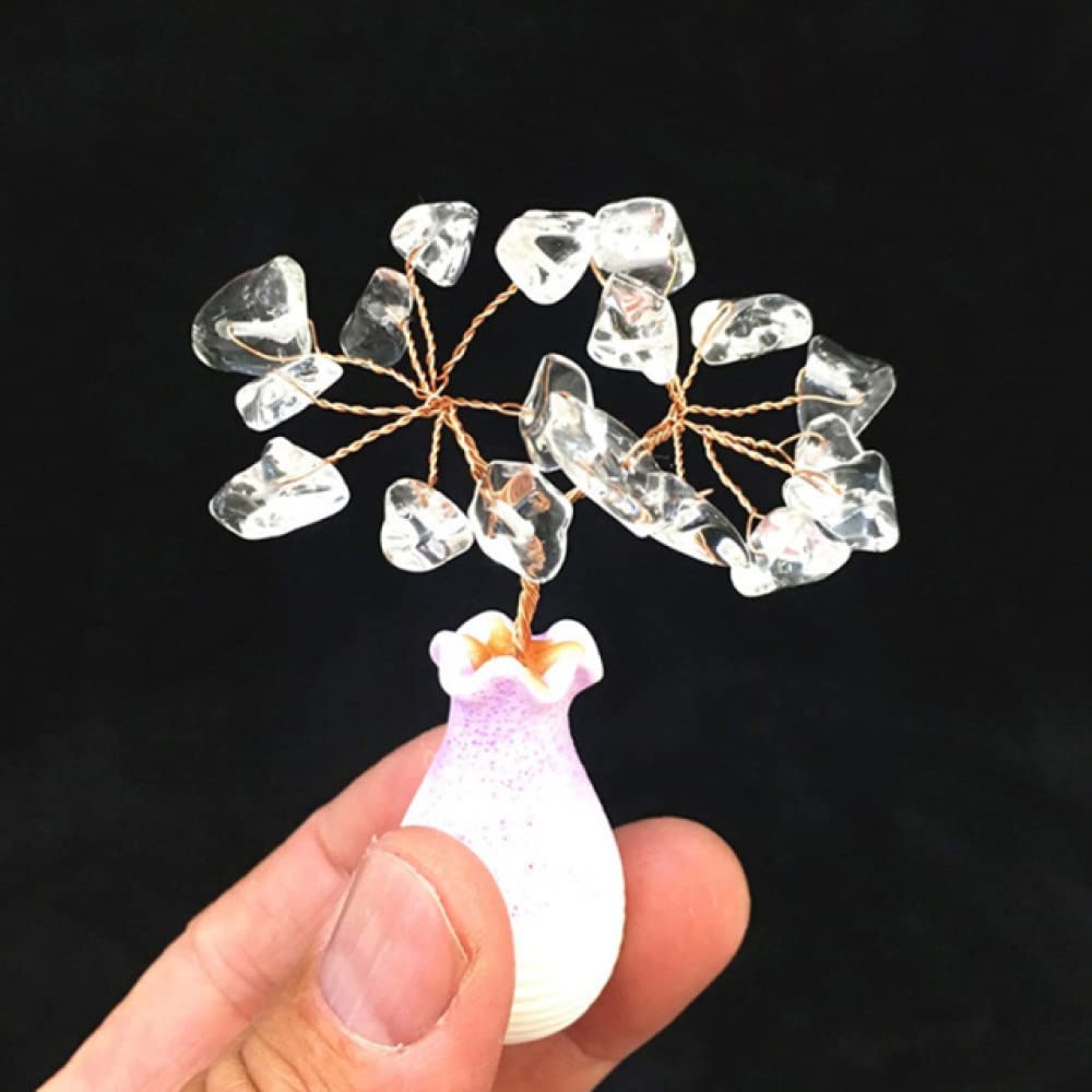 Arbre de vie en cuivre argenté pour purifier l'espace de vie