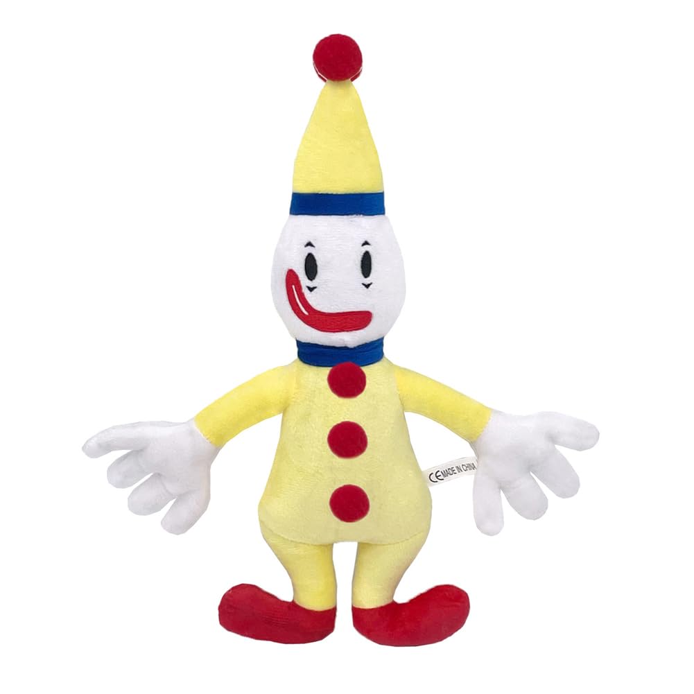 KoMico Plush, Cute Pomni and Jax Plushies Toys for Fans, Soft Stuffed Animal Figure Doll for Home Decor (Yellow Clown)
