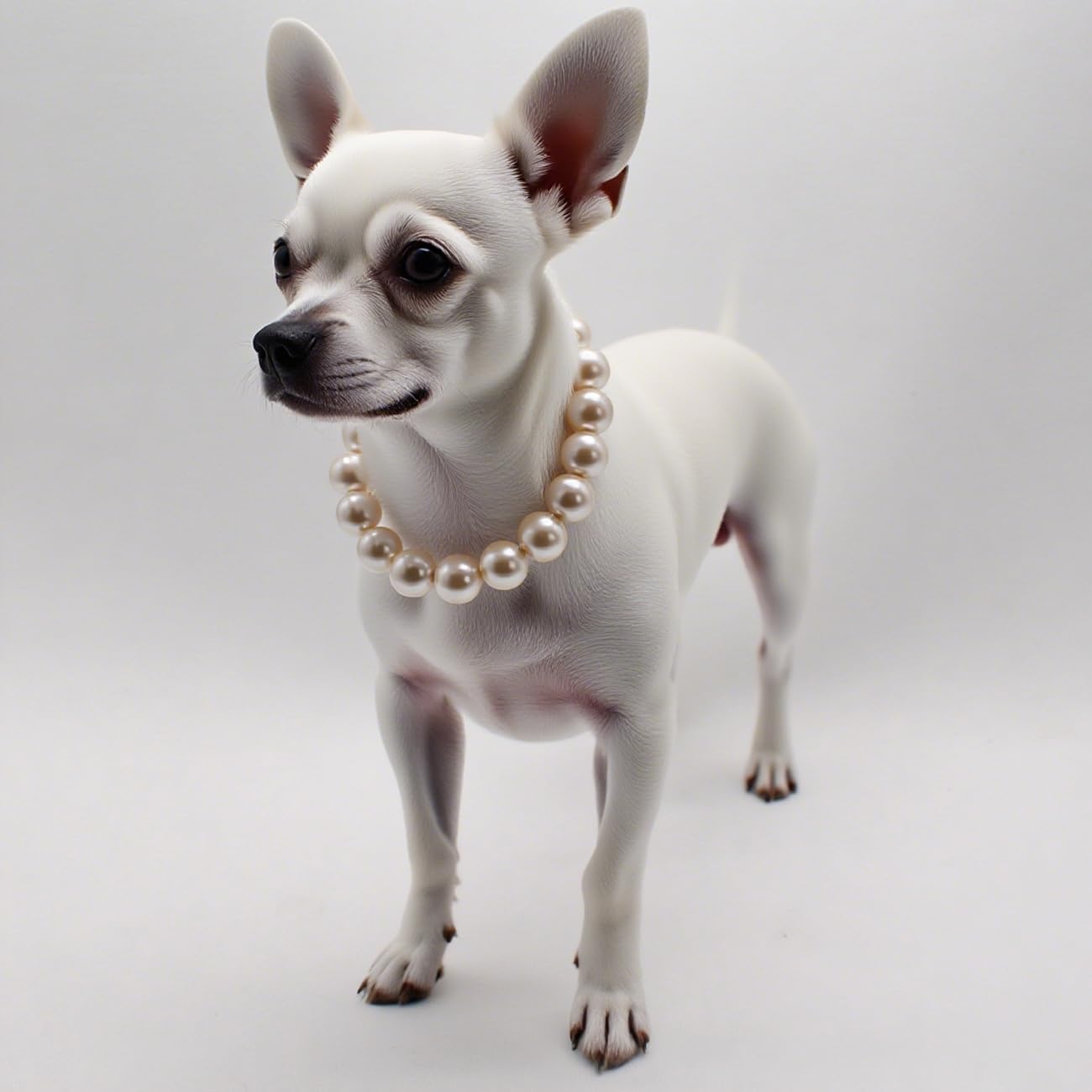 Inch Big Pearl Dog Collar,Suit For Medium
