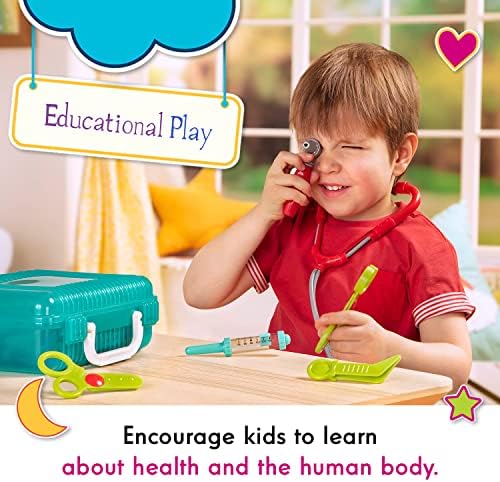 Battat – Pretend Play Doctor Set – Kids Nurse Toys – 10-Pieces & Carry Case – Toddler House Call Playset – 3 Years + – Deluxe Doctor Kit 5 51ImXfVdQLL. AC