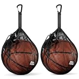 ⚽【Materiale Traspirante】 Realizzata in materiale rete per palloni da calcio, garantisce un'ottima ventilazione, mantenendo il pallone asciutto e prevenendo la formazione di muffe e cattivi odori dopo l'uso.