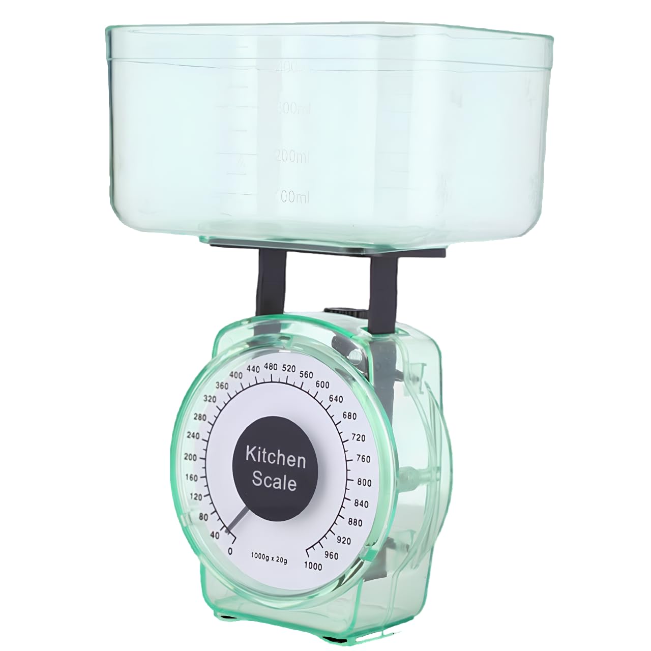 Bilancia da Cucina 1 Kg Bilancia da cucina Meccanica per Alimenti Capacità 1 kg Bilancia Compatta per Cottura Quotidiana Mini Bilancia da Cucina Compatta Analogica,Colori Assortiti Colore Casuale
