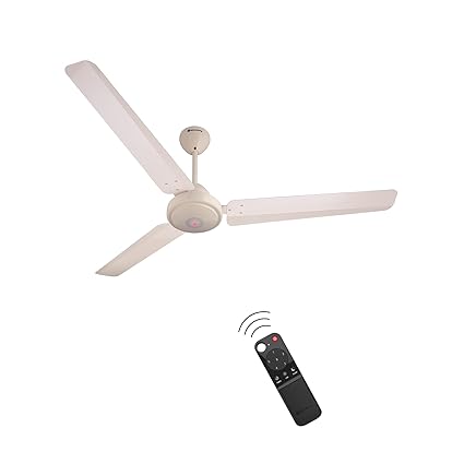 atomberg Efficio 1400mm BLDC Ceiling Fan with Remote Control | BEE 5 star Rated Energy Efficient Ceiling Fan | High Air Delivery with LED Indicators | 2+1 Year Warranty (Gloss Ivory)