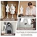HOMBOUR Female Mannequin Body, Sewing Mannequin Torso Dress Form, Adjustable Mannequin with Stand for Display Dressmaker (White)