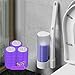 Toilettenbürste zum Einmalgebrauch, Disposable Toilet Cleaning System, Disposable Toilet Brush with Removable Holder for Cleaning for Hotel, Family (LAVENDEL) Family günstig Kaufen-Toilettenbürste zum Einmalgebrauch, Disposable Toilet Cleaning System, Disposable Toilet Brush with Removable Holder for Cleaning for Hotel, Family (LAVENDEL)