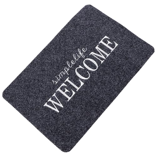 AKOOSY Felpudo de Entrada Antideslizante para Interior y Exterior Alfombra Absorbente y Resistente para Baño y Puerta