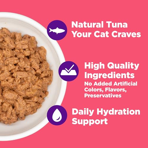 Image of Wellness Complete Health Grilled Adult Canned Wet Cat Food, Natural, Protein Rich, Grain Free, Tuna, Mackerel, and Shrimp Entree Recipe, 3 oz, Pack of 12 Cans