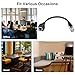 iGreely Ethernet Extension Cable 2Pack Ethernet LAN Male to Female Network Cable RJ45 Cat6 Extension Patch Cable Extender Cord 1FT/30CM CAT6