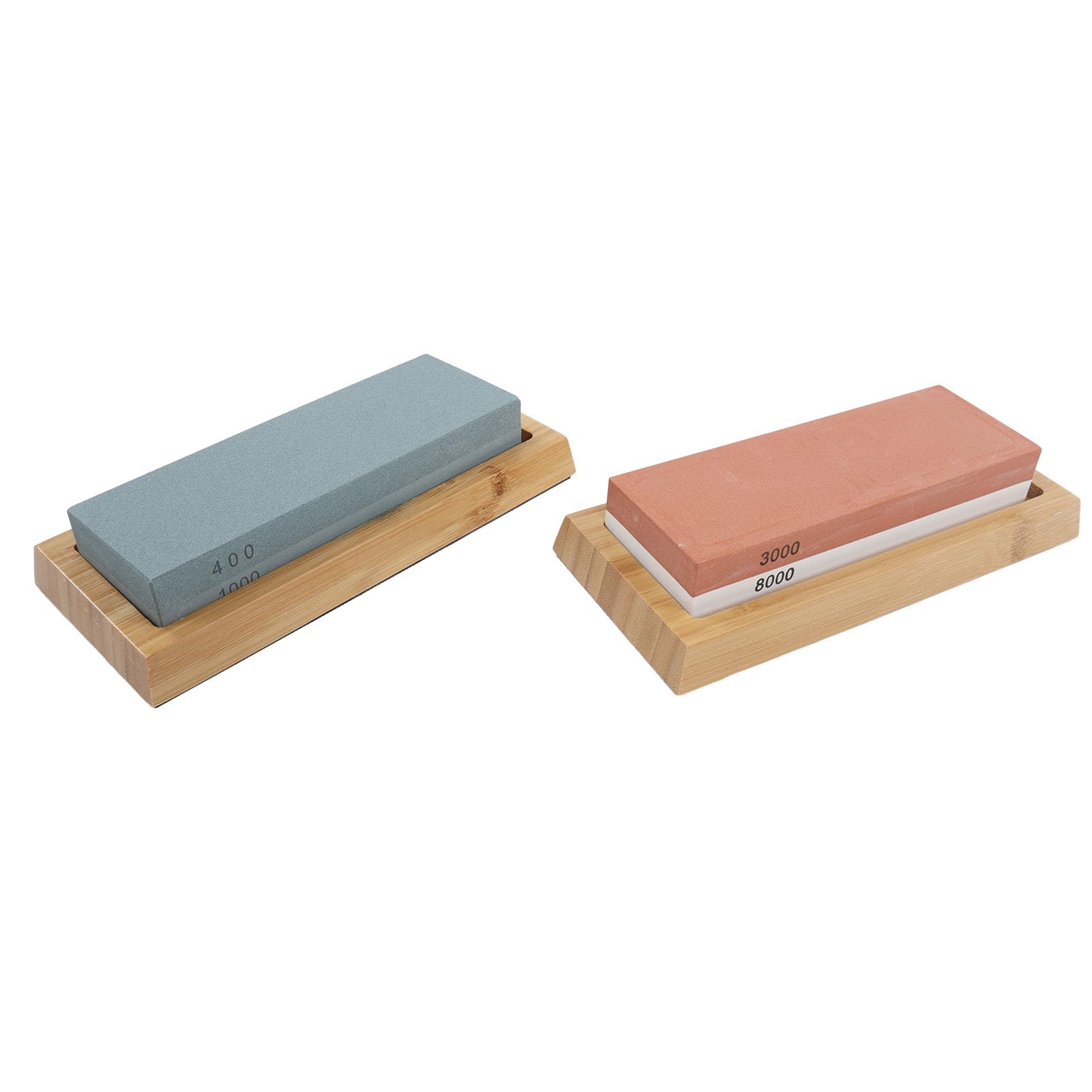 Ejoyous Juego de Piedra para Afilar Cuchillos, Kit Profesional de Afilador de Piedra de Afilar, Grano 400 1000 3000 8000 con Guía Angular, Resistentes a Cortes, Base Antideslizante para Cocineros