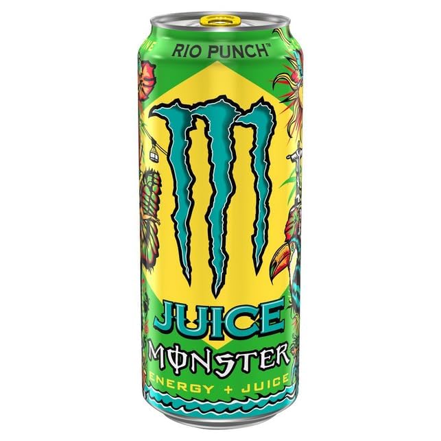 Monster Energy Rio Punch Energy Drink | Tropical Fruit Flavour | 500ml Can-image-31