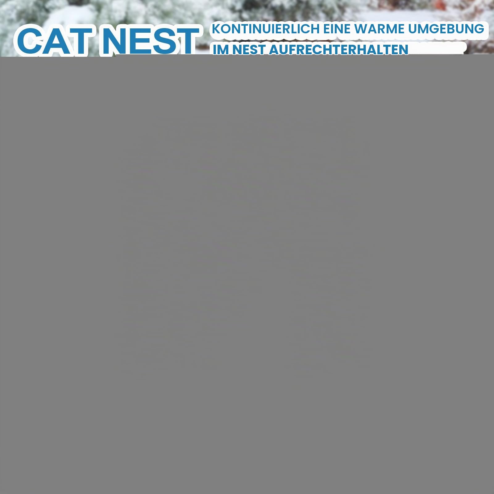 Katzenhaus Für Draußen, Wasserdichter Katzenhaus Outdoor Winterfest Isoliert 40x33x33cm, Großer Hundehaus Erhöhter Boden Katzenschutz Mit Erhöhter Basis Und Kissen,katzenzelt Wetterfester Katzenhöhle