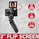 AGFA Photo – All-in-one-Vlogging-Set: Kamera VLG-4K Optical, Powerbank-Stativ, Fernbedienung, Mikrofon und Micro-SD-Karte (32 GB) – Verewigen Sie Ihre besonderen Momente stilvoll in 4K! - Schwarz