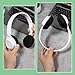 MBAIYO 6pcs Fabric Headphone Ear Covers, Black Washable Ear Pad Covers Stretchable Earcup Spandex Headphone Protector Sweat Headset Cloth Fit 3.5