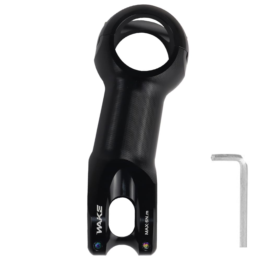 CYSKY 31.8 Road Bike Stem 45/60/70/80/90/100/110/120mm 10 Degree Gravel Stem Handlebar Riser Extender for Road Bike, Gravel Bike, Folding Bike (90mm)