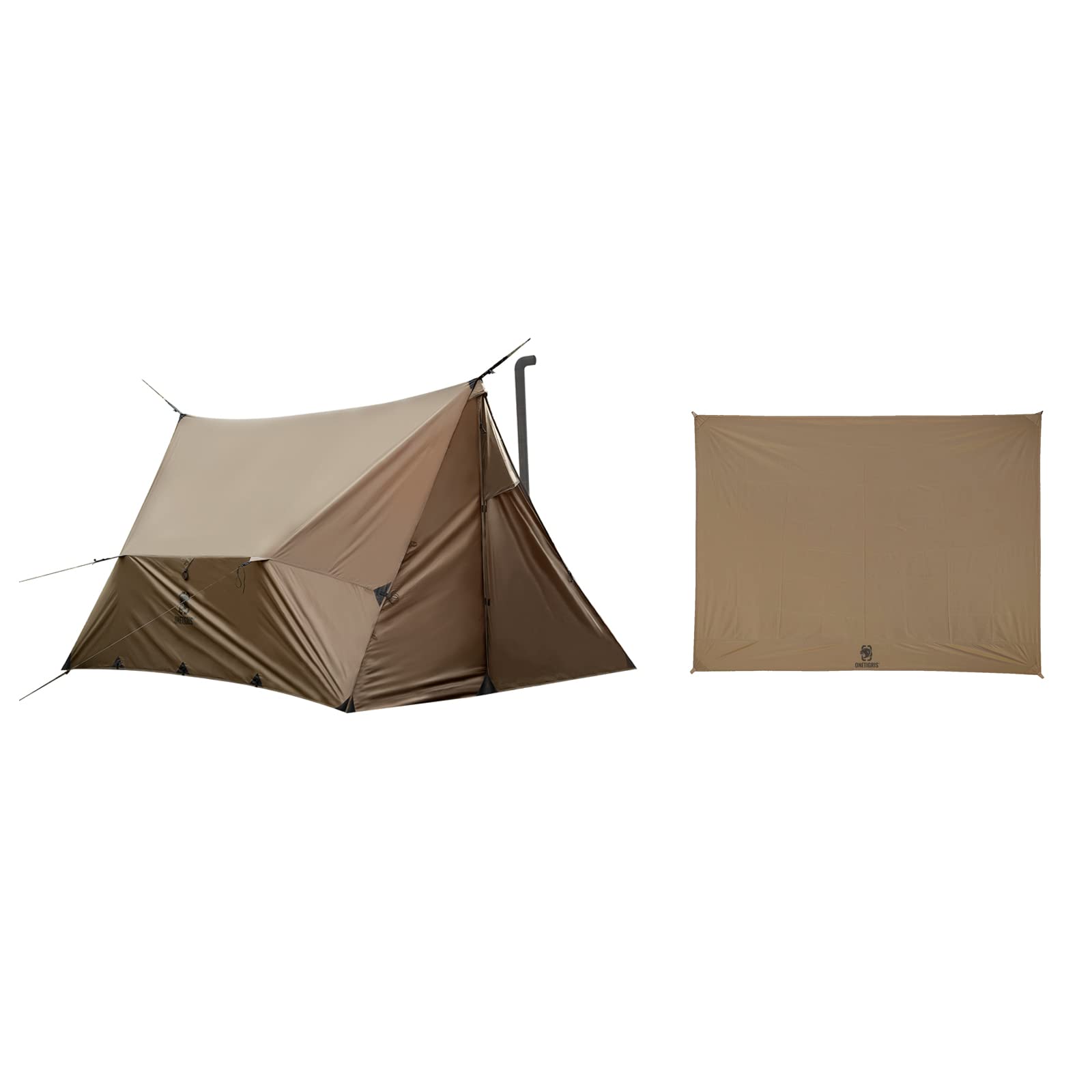 Amazon.com: OneTigris ROCDOMUS Hammock Hot Tent + Waterproof Tent Footprint  : Sports u0026 Outdoors