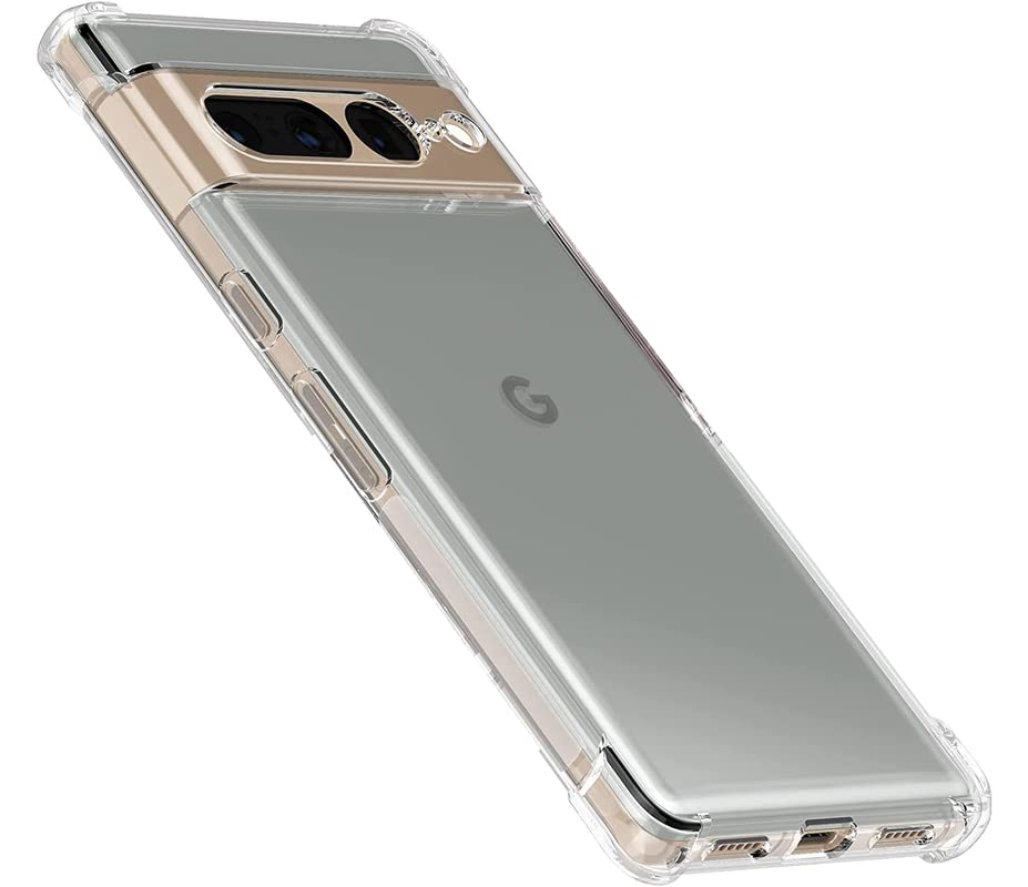 Lustree Silicone Plain Flexible [Bumper] Transparent Back Cover For Google Pixel 7 Pro (B0BHP1H6QX) Amazon Price History, Amazon Price Tracker