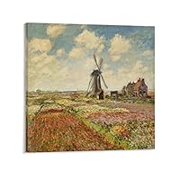 クロード・モネ　【オランダのチューリップ畑】 Amazon.co.jp: Claude Monetクロード・モネ 名画の数々ポスター