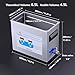 JIEJING 6.5L Ultrasonic Cleaning Machine 40kHz Heated Jewelry Cleaner Ultrasonic Machine for Carburetor Eyeglasses Auto Parts etc