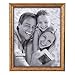 Malden International Designs Classic Wood Picture Frame, 8-Inch by 10-Inch, Gold Bead
