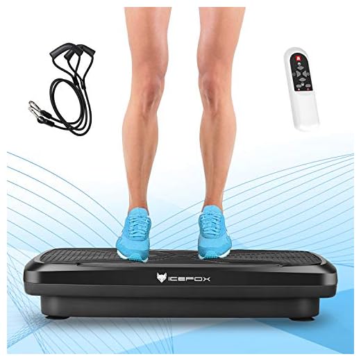 icefox Placa vibratoria, Negro, 9 Unisex-Adult