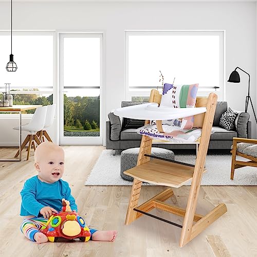 Image of for Tripp Trapp High Chair Cushion, Comfortable for Tripp Trapp High Chair Cushion, with Two High Chair Placemat, for Tripp Trapp Cushion Set Makes It More Comfortable for Baby (Light Color Print)