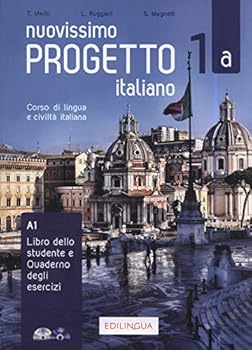 Paperback Nuovissimo progetto italiano 1a-corso e civiltà italiana-stutende + quaderno degli esercizi+dvd+cd (Italian Edition) [Italian] Book