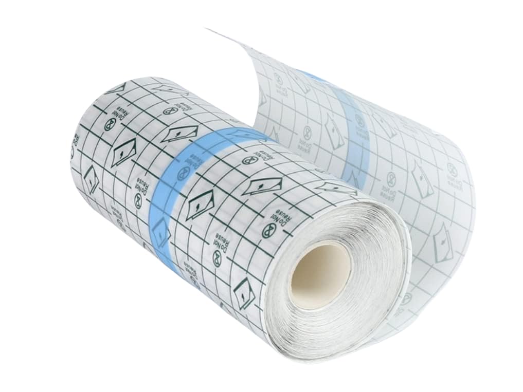 Tattoo aftercare Waterproof Bandage 15cm x 5m Transparent Stretch Adhesive Bandage Second Skin Tattoo Cover Clear Piercing aftercare Tattoo Tape Waterproof dressings for Wounds,Swimming,Shower