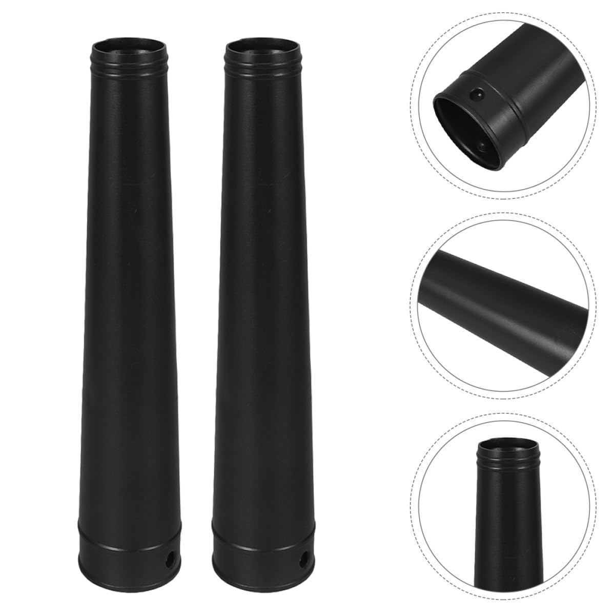 ifundom Tubo Soffiatore con Ugello Piatto per Asciugacapelli, Accessorio Portatile Resistente al Calore, Set 2 Pezzi per Migliorare Flusso D’aria in Utensili Elettrici da Giardino