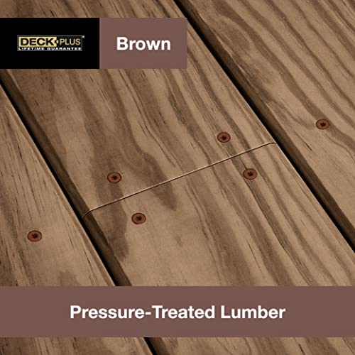 Deck Plus 48824 Wood Screws, Brown Exterior Screws thumb #5