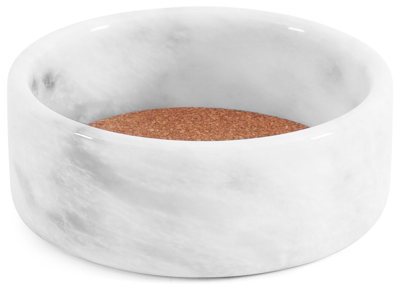 Posavasos de mármol para botellas de vino de 5.5 pulgadas, blanco hecho a mano, elegante soporte para botellas de piedra y soporte de vino, elegante decoración de bar y comedor en el hogar