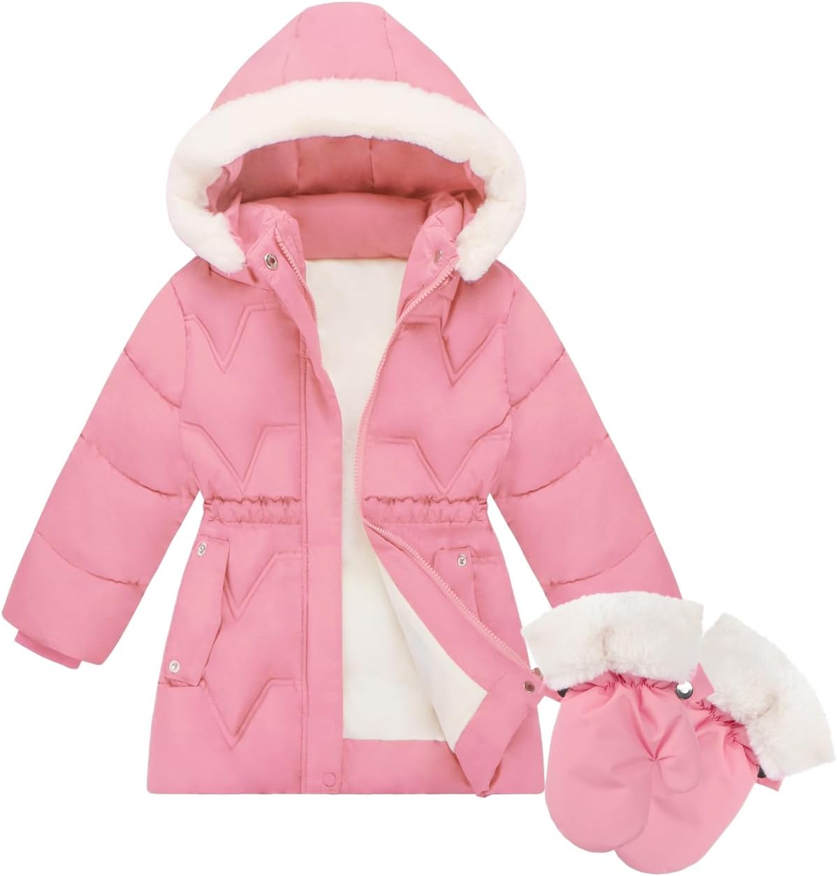 Tumaron Kids Winter Snow Coat For Girl Clothes Puffer Jacket Padded Outfit Child Outwear