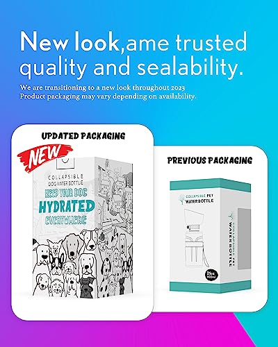 Lesotc Pet Water Bottle For Dogs, Dog Water Bottle Foldable, Dog Travel Water Bottle, Dog Water Dispenser, Lightweight & Convenient For Travel Bpa Free (21Oz, 2Nd Gen Upgraded Blue) #TOP1